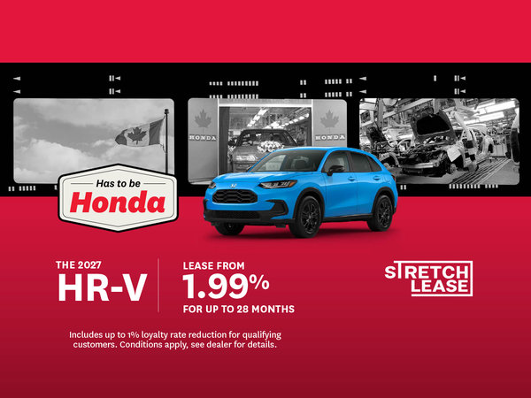 GET THE 2027 HONDA HR-V