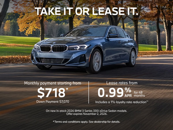 2026 BMW 3 Series 330i xDrive Sedan
