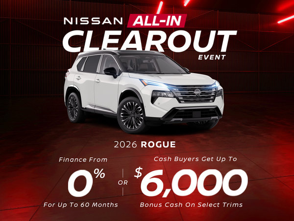 2026 Rogue - October Offers