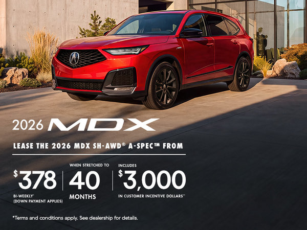 2026 MDX | Finance from $378 bi-weekly