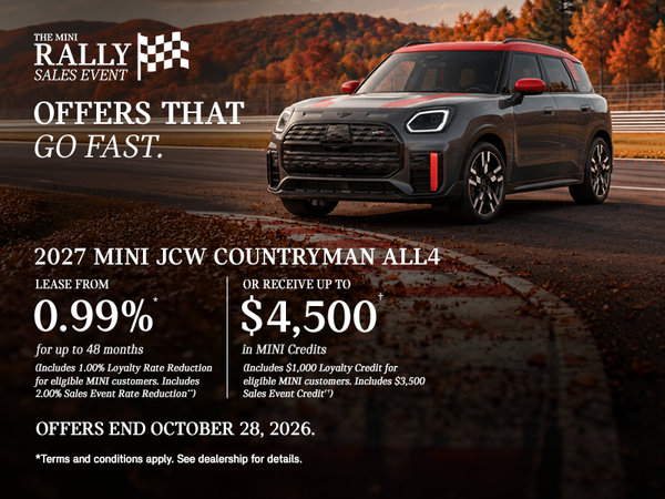 The MINI Rally Sales Event | 2027 JCW Countryman ALL4