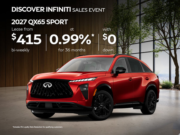 2027 QX65 - October Offers