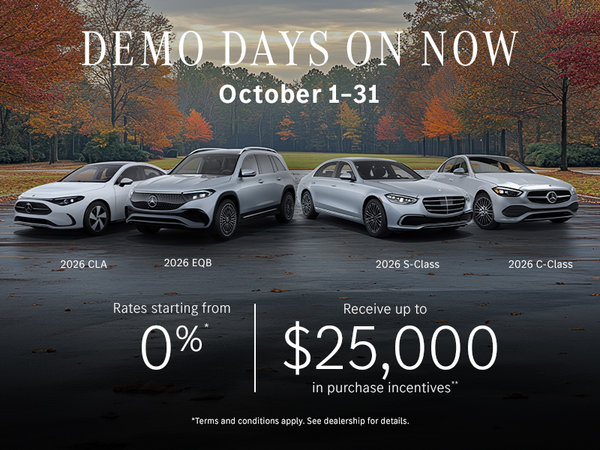 Demo Days | October 1–31
