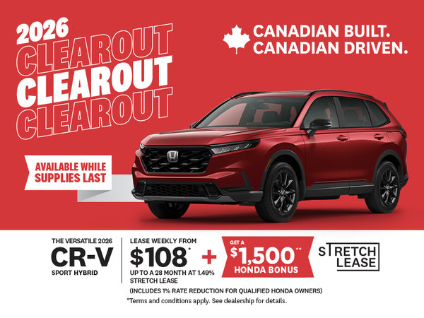 2026 Clearout | 2026 CR-V Sport Hybrid
