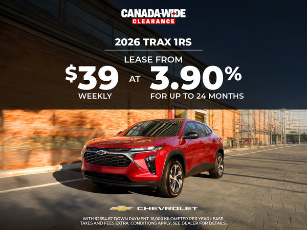 GET THE 2026 CHEVROLET TRAX