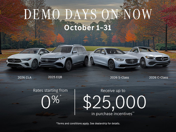 Demo Days | October 1–31