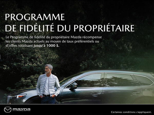 Mazda Gabriel Plateau - Programme de fidélité du propriétaire