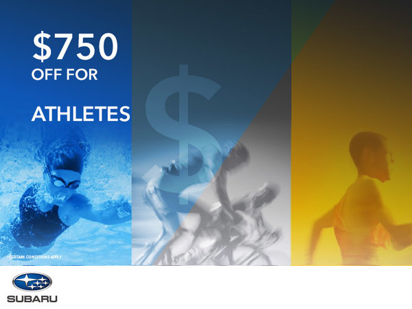 $750 off for Athletes