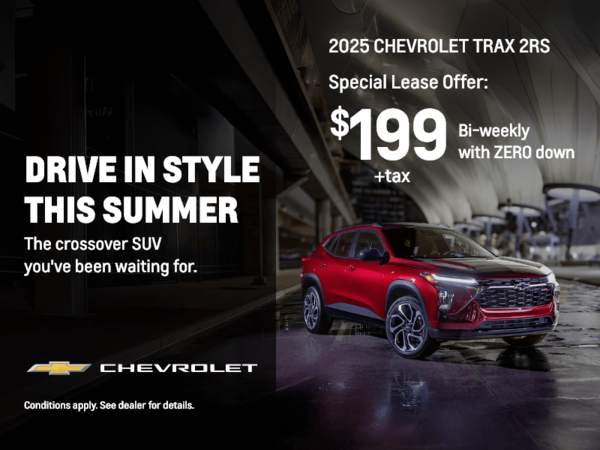 Get the 2025 Chevrolet Trax