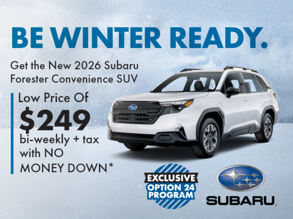 Get the 2026 Subaru Forester Convenience