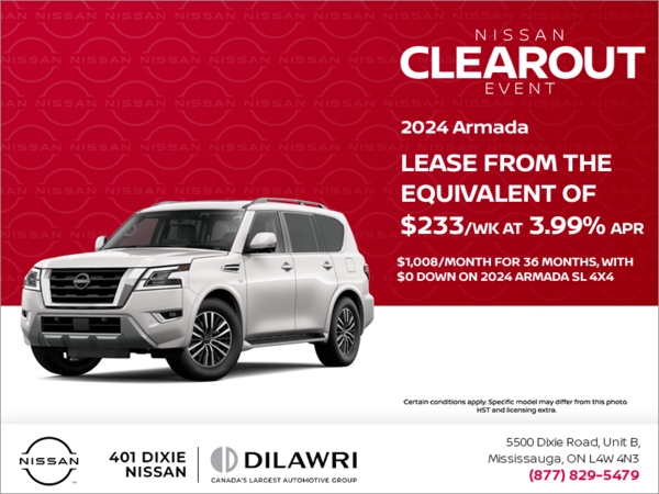 Get the 2024 Nissan Armada Today!