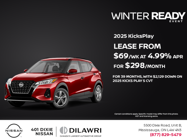 Get the 2025 Nissan Kicks Play Today!