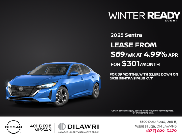 Get the 2025 Nissan Sentra Today!