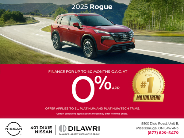 Get the 2025 Nissan Rogue Today!