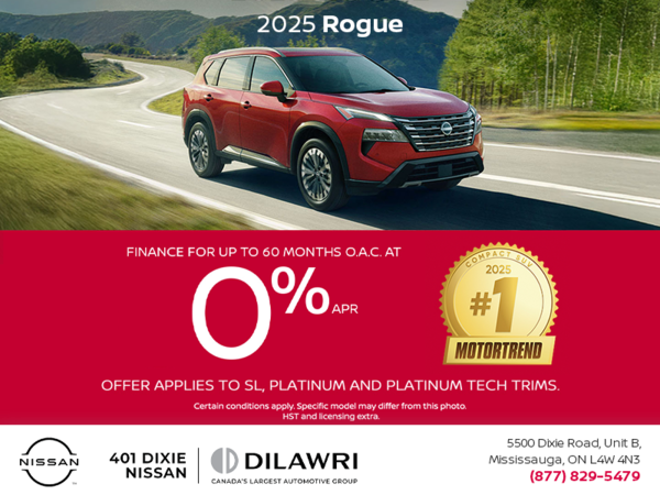 Get the 2025 Nissan Rogue Today!