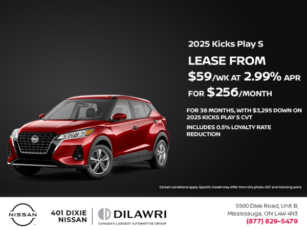 Get the 2025 Nissan Kicks Play Today!