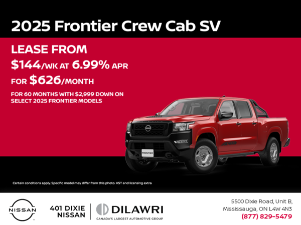 Get the 2025 Nissan Frontier Today!