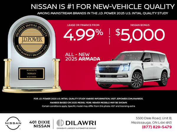 Get the 2025 Nissan Armada Today!