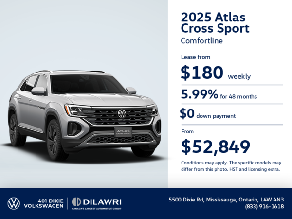 Get the 2025 Volkswagen Atlas Cross Sport