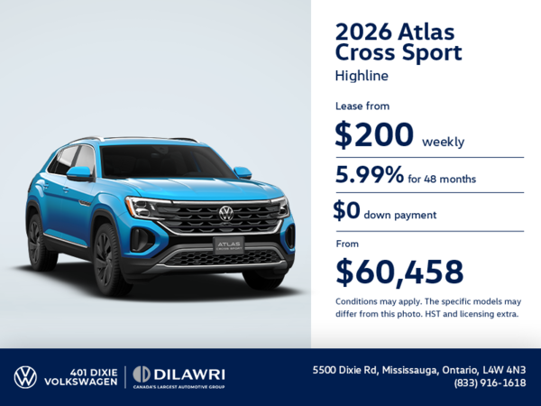 Get the 2026 Volkswagen Atlas Cross Sport
