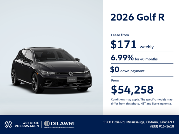 Get the 2026 Volkswagen Golf R