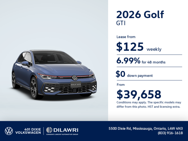 Get the Volkswagen Golf GTI 2026