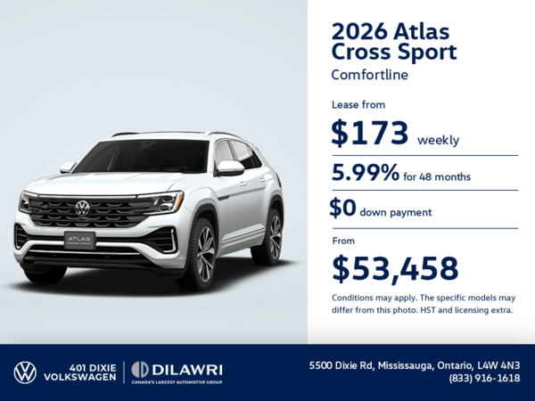Get the 2026 Volkswagen Atlas Cross Sport