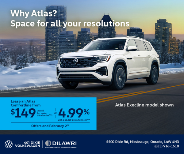 Get the 2026 Volkswagen Atlas