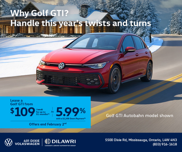 Get the 2026 Volkswagen Golf GTI