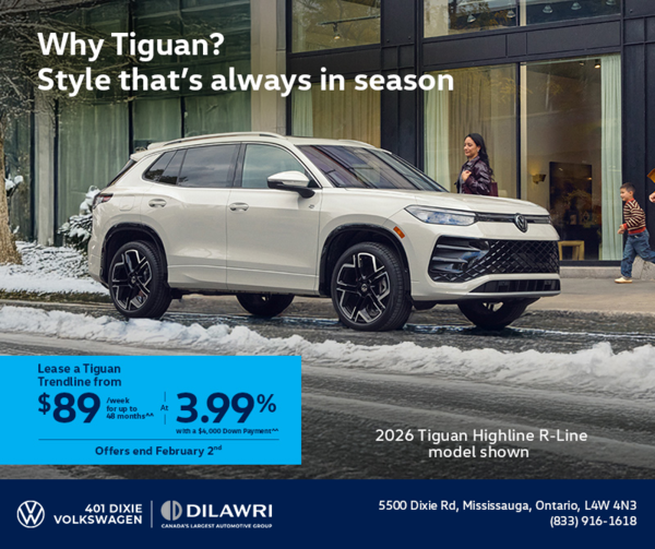 Get the 2026 Volkswagen Tiguan