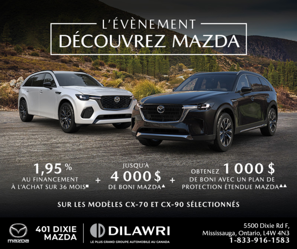 L'événement Découvrez Mazda