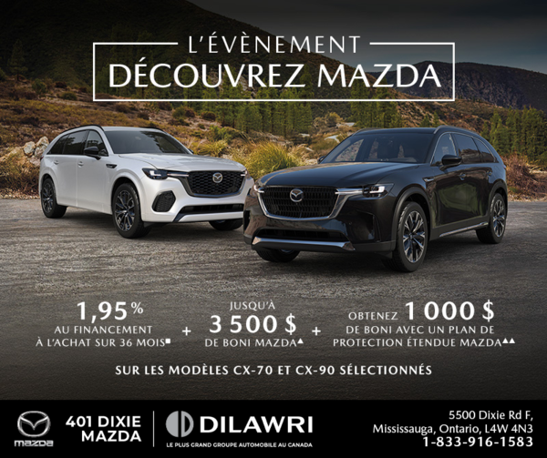 L'événement Découvrez Mazda