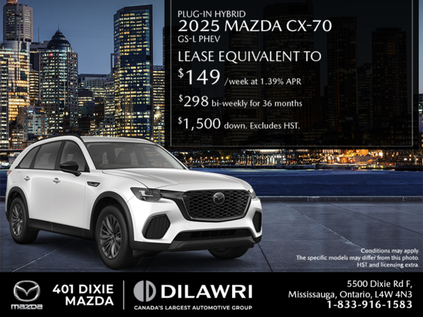 Get the 2025 Mazda CX-70 PHEV