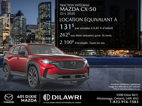 Procurez-vous le Mazda Cx-50 2025