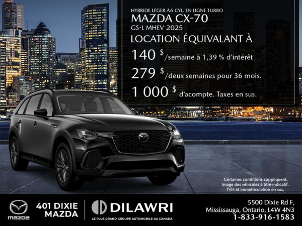 Procurez-vous le Mazda Cx-70 Mhev 2025