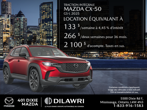 Procurez-vous le Mazda Cx-50 2025