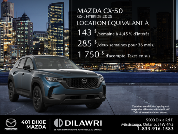 Procurez-vous le Mazda Cx-50 Hybride 2025