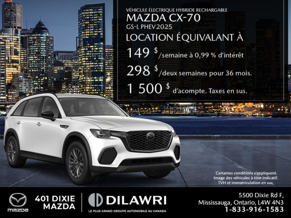 Procurez-vous le Mazda Cx-70 Phev 2025