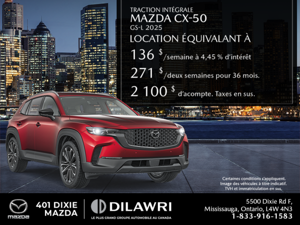 Procurez-vous le Mazda Cx-50 2025