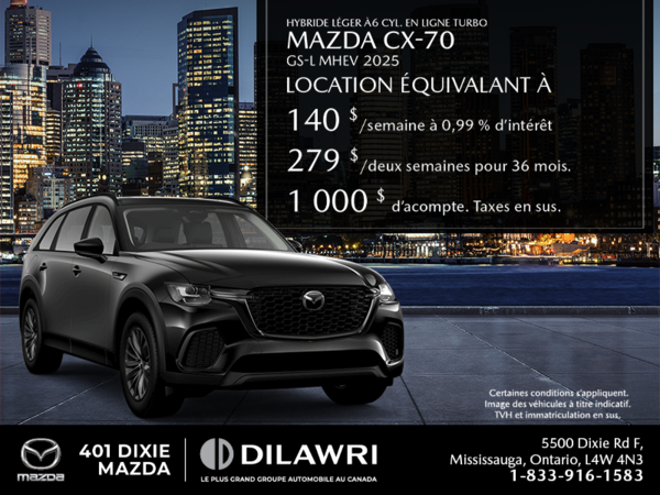 Procurez-vous le Mazda Cx-70 Mhev 2025
