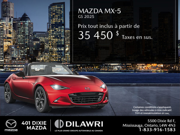 Procurez-vous le Mazda Mx-5 2025