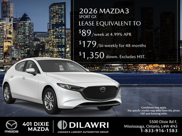 Get the 2026 Mazda 3 Sport