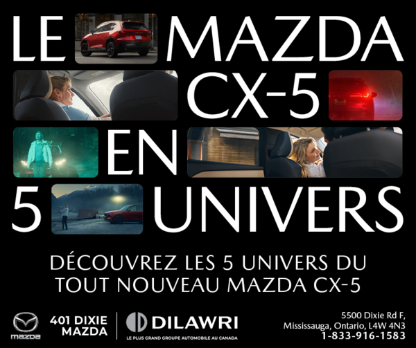 Le Mazda CX-5 en 5 univers