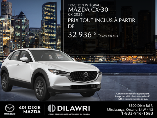 Procurez-vous le Mazda CX-30 2026