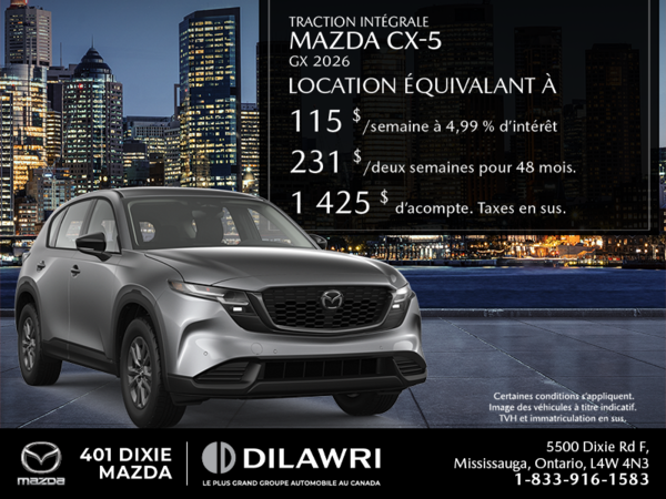 Procurez-vous le Mazda Cx-5 2025