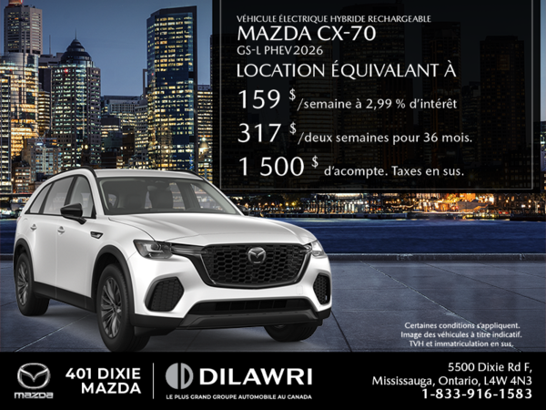 Procurez-vous le Mazda Cx-70 Hybride Rechargeable 2026