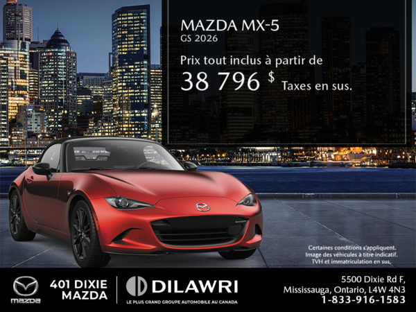 Procurez-vous le Mazda Mx-5 2025