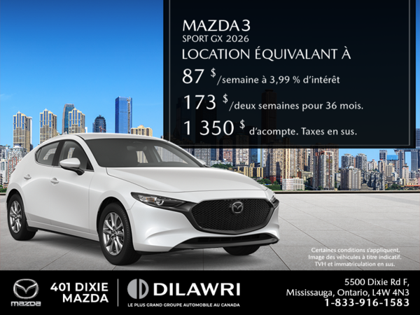 Mazda3 Sport 2026