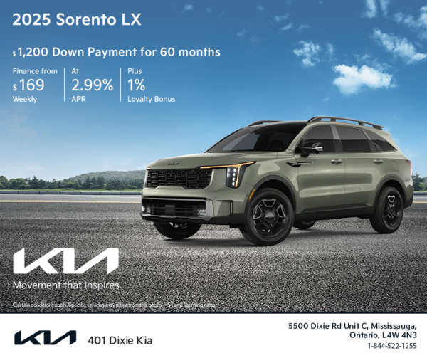 Get the 2025 Kia Sorento!