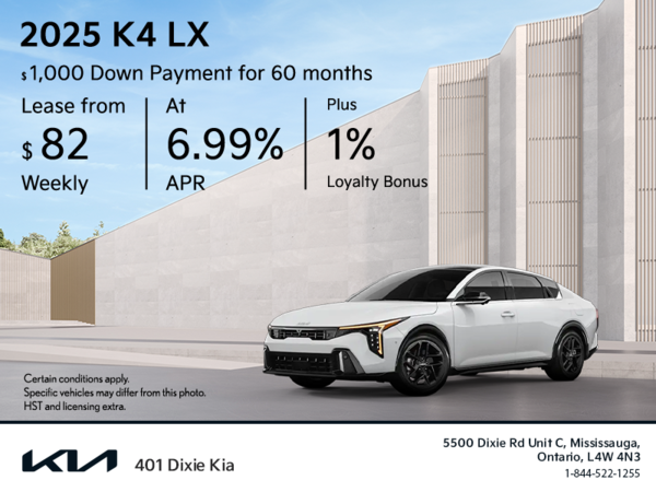 Get the 2025 Kia K4 !